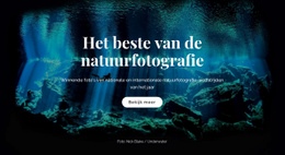 Beste Natuurfotografie - Responsieve Website-Mockup