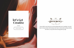 Create Something New - Template To Add Elements To Page