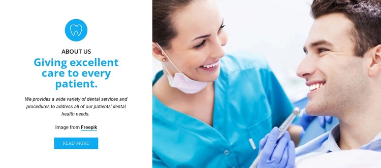 Dental care specialists CSS Template