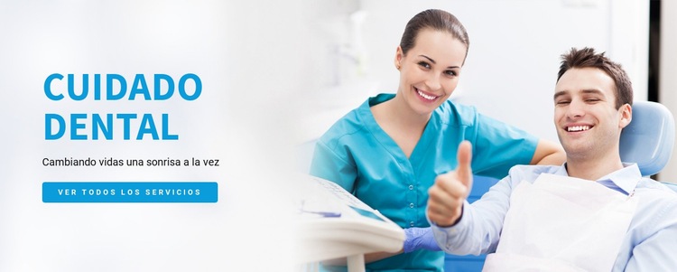Servicios dentales de calidad Plantillas de creación de sitios web