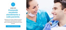 Especialistas Em Cuidados Dentários - Modelo HTML5 Pronto Para Usar