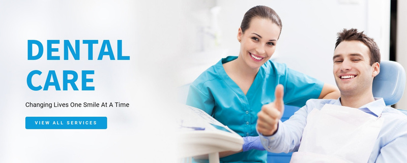 Quality dental services Web Page Design