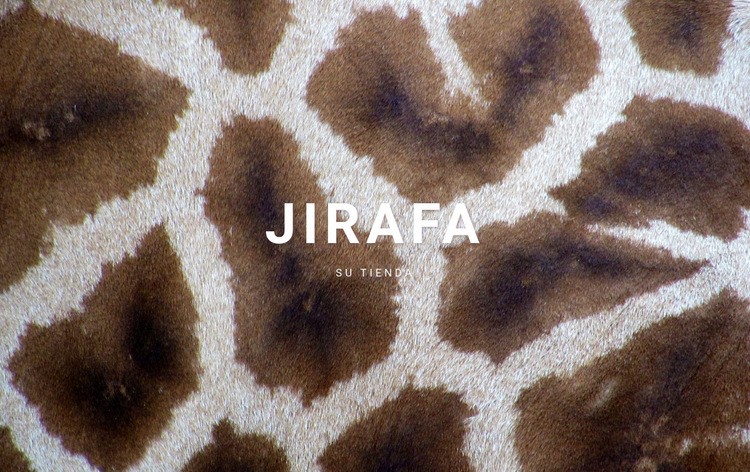  Datos de la jirafa Creador de sitios web HTML