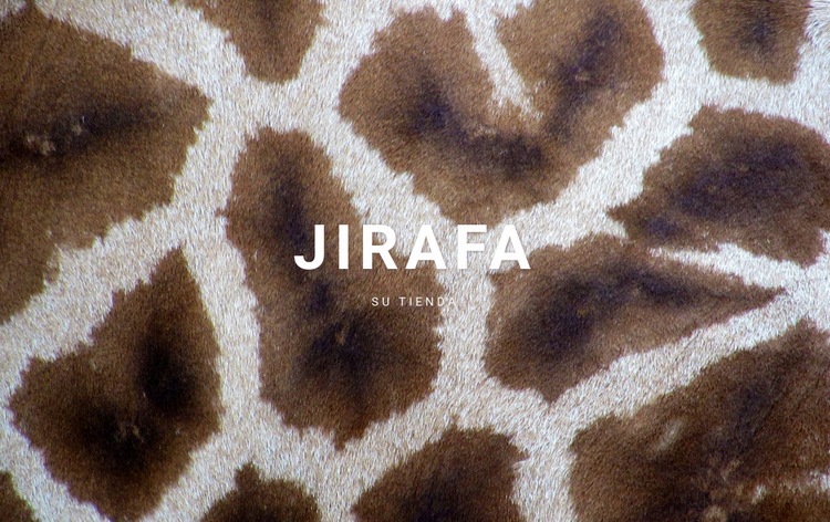  Datos de la jirafa Plantillas de creación de sitios web