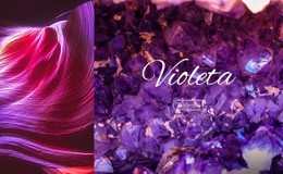 Diseño Web Gratuito Para Tendencia Del Color Violeta