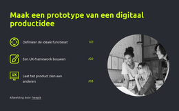 Maak Een Prototype Van Een Digitaal Productidee - Multifunctioneel WordPress-Thema