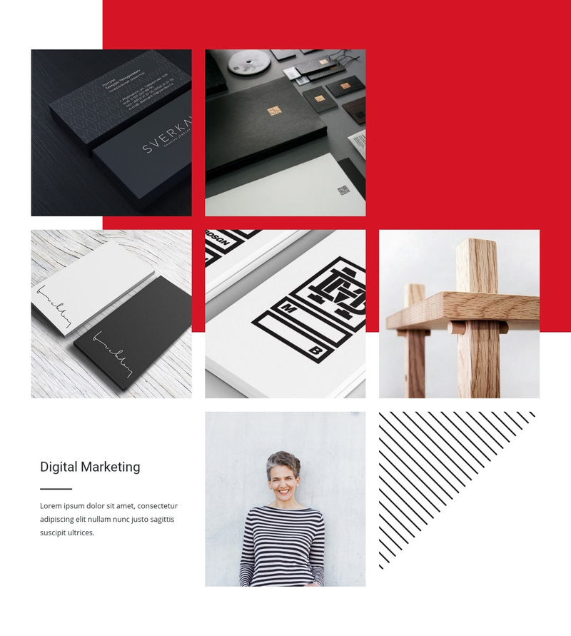 Effects advertising Squarespace Template Alternative