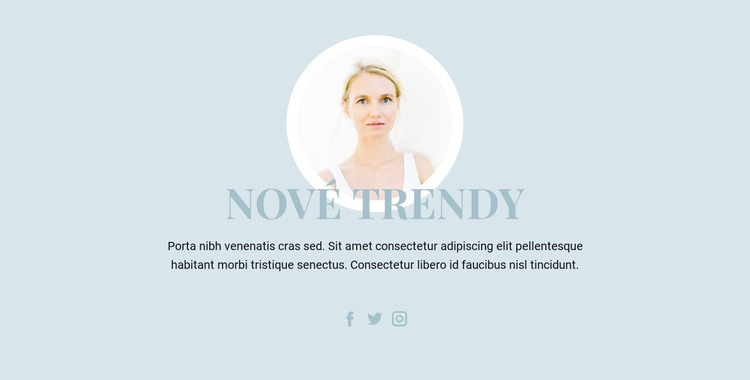 Trendy v kosmetickém průmyslu Šablona webové stránky