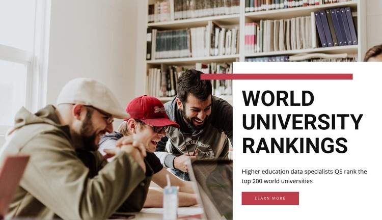 World university rankings  Elementor Template Alternative