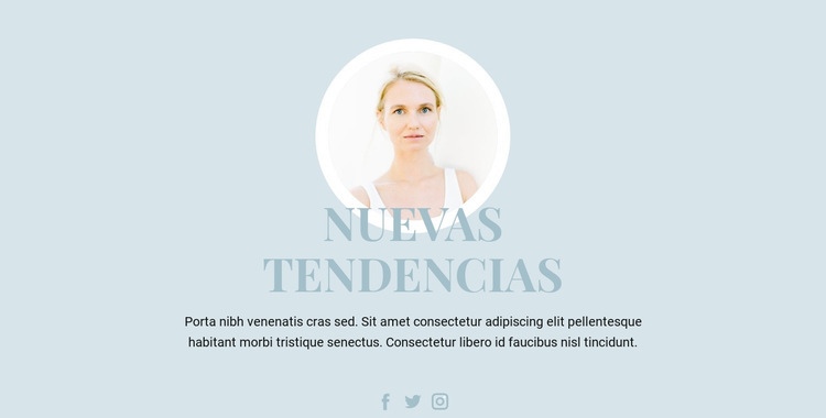 Tendencias de la industria de la belleza Plantillas de creación de sitios web