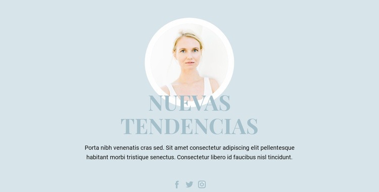 Tendencias de la industria de la belleza Plantilla HTML5