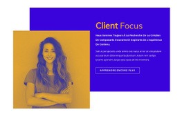 Orientation Client – Excellente Page De Destination