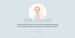 Site Template For Beauty Industry Trends