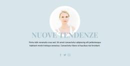 Tendenze Del Settore Della Bellezza Modello HTML5