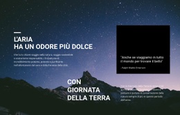 La Bellezza Del Cielo Stellato - Modello HTML5 Pronto Per L'Uso