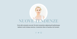 Tendenze Del Settore Della Bellezza - Modello Di Sito Web Professionale