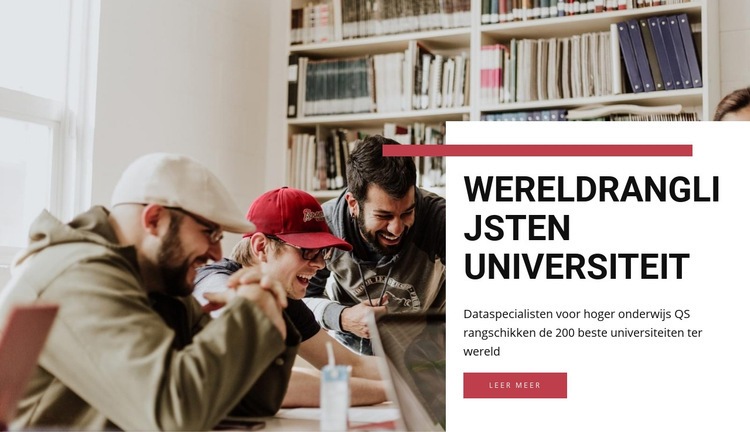 Wereldranglijst van universiteiten Bestemmingspagina