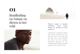 Pagina-HTML Voor Het Leven Zit Vol Avontuur