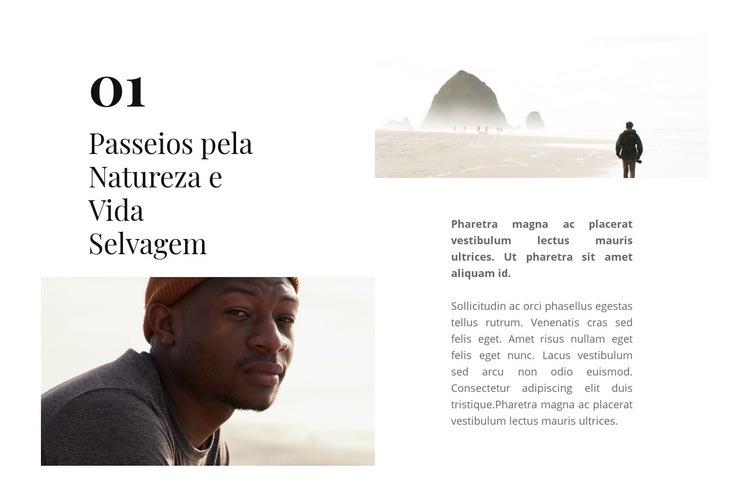 A vida é cheia de aventura Landing Page