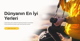 Dünyanın En Iyi Yerleri CSS Web Sitesi Şablonu