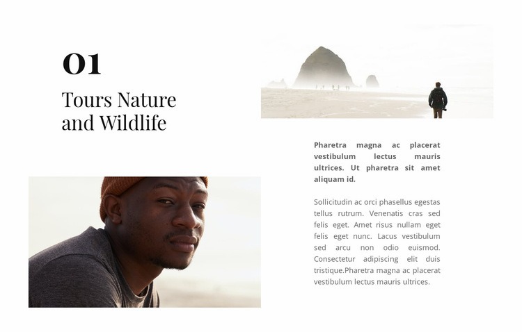 Life is full of adventure Web Page Design