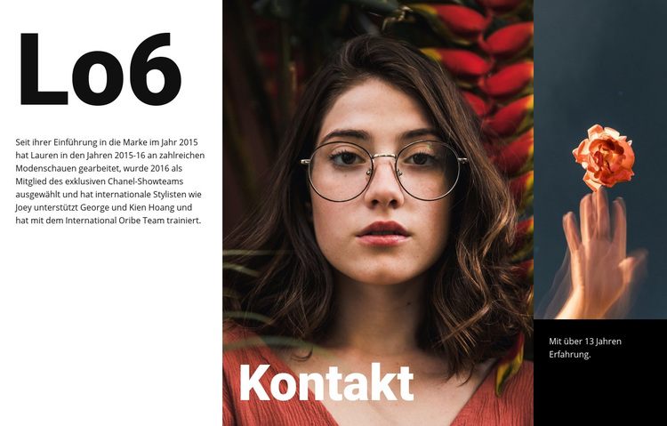 Kreativer Studiokontakt WordPress-Theme