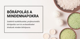 Bőrápolás A Mindennapokra - HTML Sablon Kód