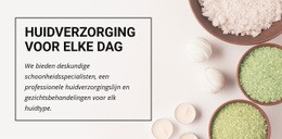 Huidverzorging Voor Elke Dag - Bestemmingspagina Slepen En Neerzetten