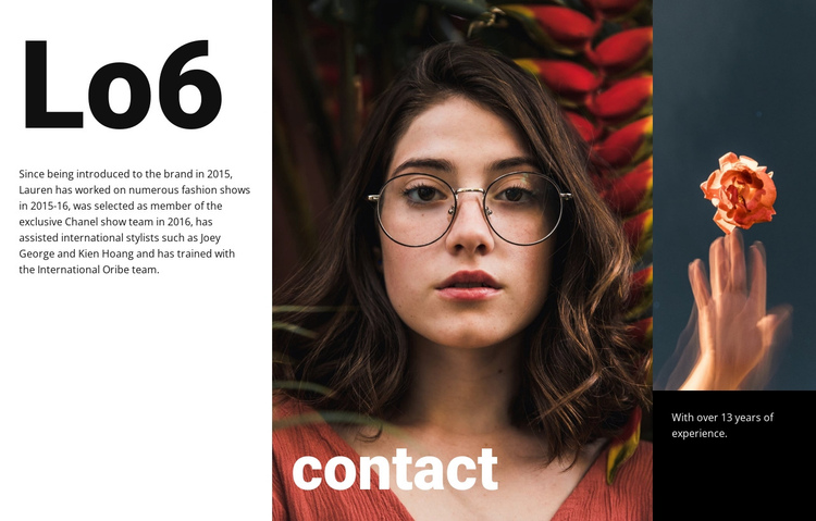 Creative studio contact One Page Template