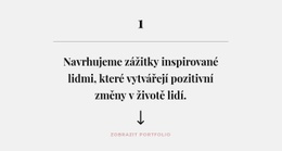 Jeden Titul – Šablona Mobilního Webu