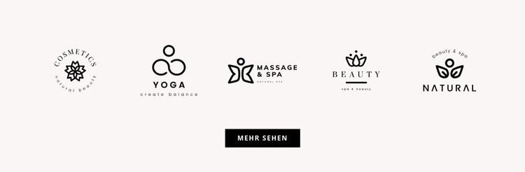 Fünf Logos Website design
