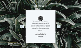 Feedback-Schieberegler – Fertiges Website-Design