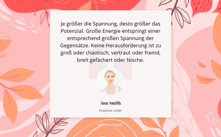 Bewertung von Schönheitsstudio Landing Page