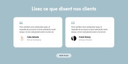 Deux Avis Sur Nous - Maquette De Site Web Facile À Utiliser