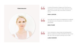 Trois Avis Sur L'Entreprise - Maquette En Ligne