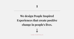 One Title - HTML5 Page Template