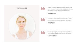 Tre Recensioni Aziendali - Progettazione Semplice Del Sito Web