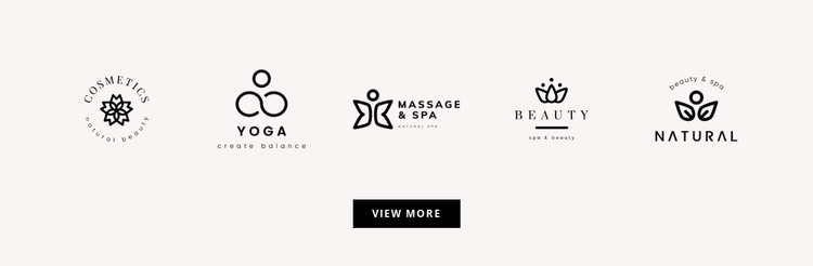 Five logos Joomla Template
