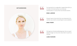 Drie Bedrijfsrecensies - Professionele Websitesjabloon