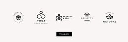 Cinco Logotipos Design De Site