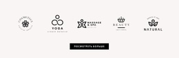 Пять Логотипов Бизнес-Темы Wordpress