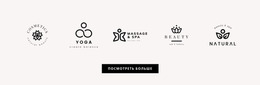 Пять Логотипов Шаблон Joomla 2024