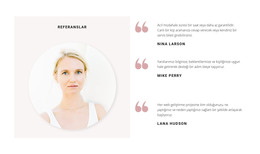 Üç Şirket Yorumu - Ücretsiz HTML Şablonu