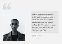 Eine Rezension Über - HTML5-Responsive Vorlage