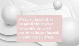 Szöveg Gyönyörű Alapon - Modern Webhelytervezés