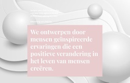 Tekst Op Een Mooie Achtergrond - Persoonlijk Websitesjabloon