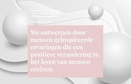 Tekst Op Een Mooie Achtergrond - Modern Siteontwerp