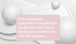 Texto Em Um Fundo Bonito - Lindo Tema WordPress