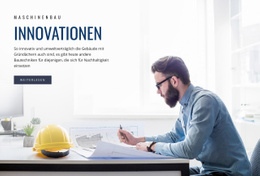 Technische Innovationen - HTML-Webseitenvorlage