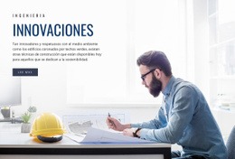 Innovaciones De Ingeniería: Plantilla De Página HTML